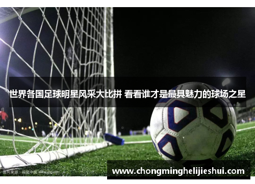 世界各国足球明星风采大比拼 看看谁才是最具魅力的球场之星